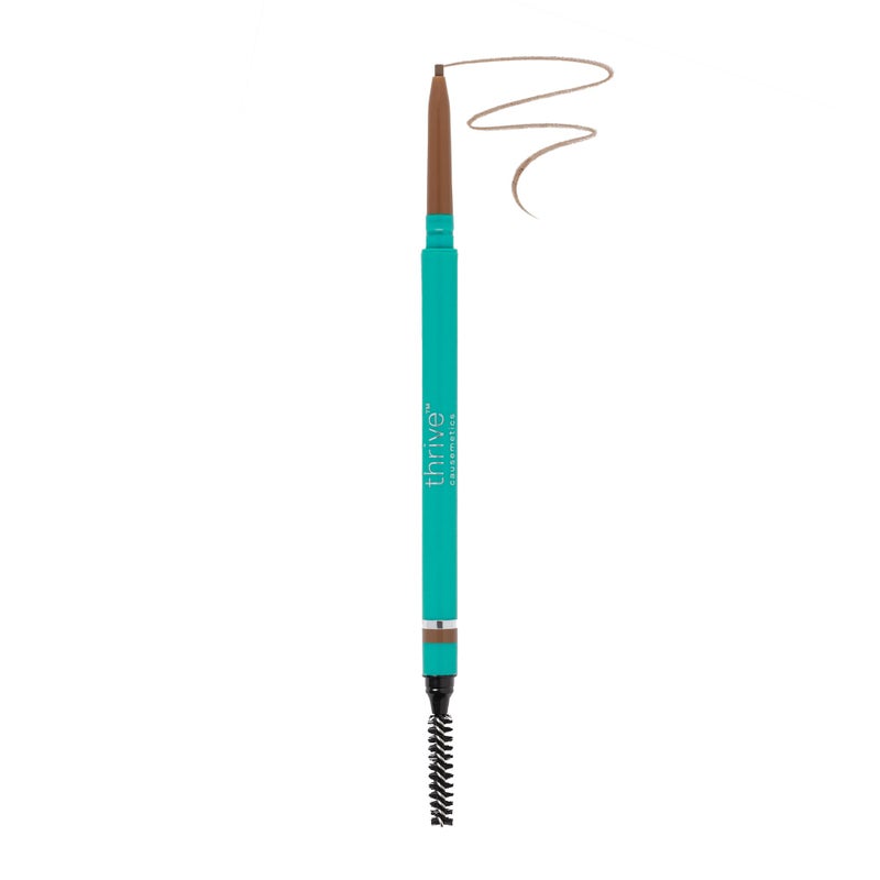 Thrive Causemetics Infinity Waterproof Eyebrow Pencil Retractable Brow Pencil with Hyaluronic Acid  Shea Butter Dual Ended Eyebrow Brush Spoolie Fine Tip Vegan  Cruelty Free Blanka Taupe